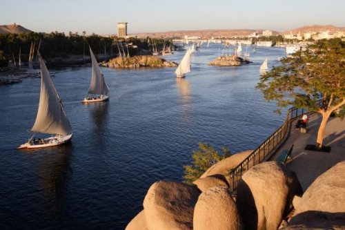 Sailing to Aswan, Egypt's historic gateaway to the south