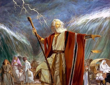Moisés durante o Êxodo